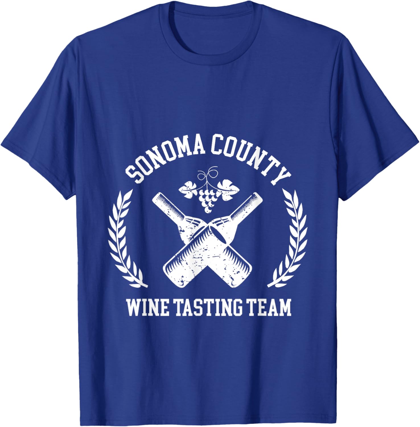 Sonoma County Wine Tasting Team Winery Vineyard Trip T-Shirt - T-Shirt | Royal