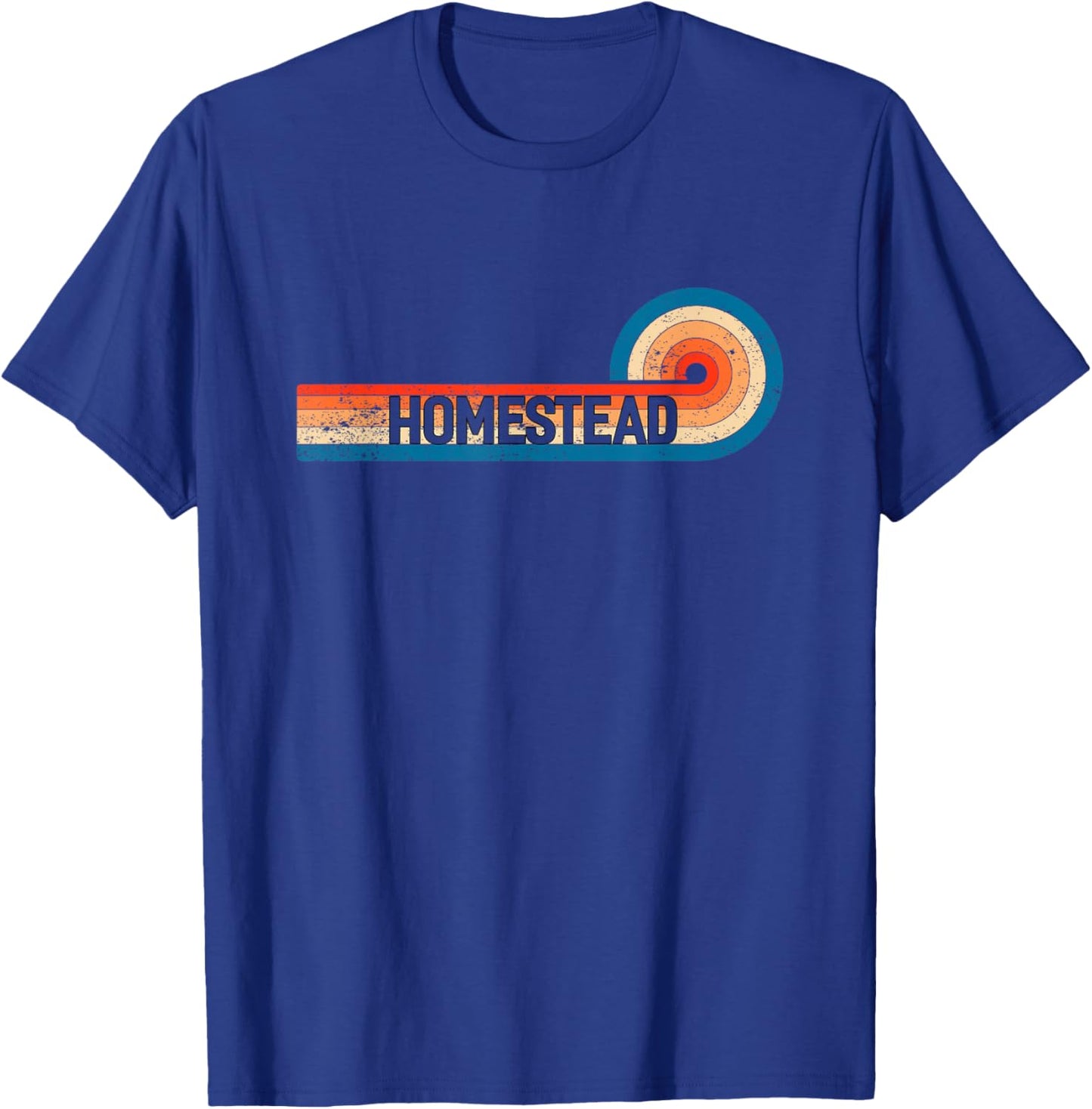 Retro HOMESTEAD Shirt Vintage City HOMESTEAD T-Shirt - T-Shirt | Royal