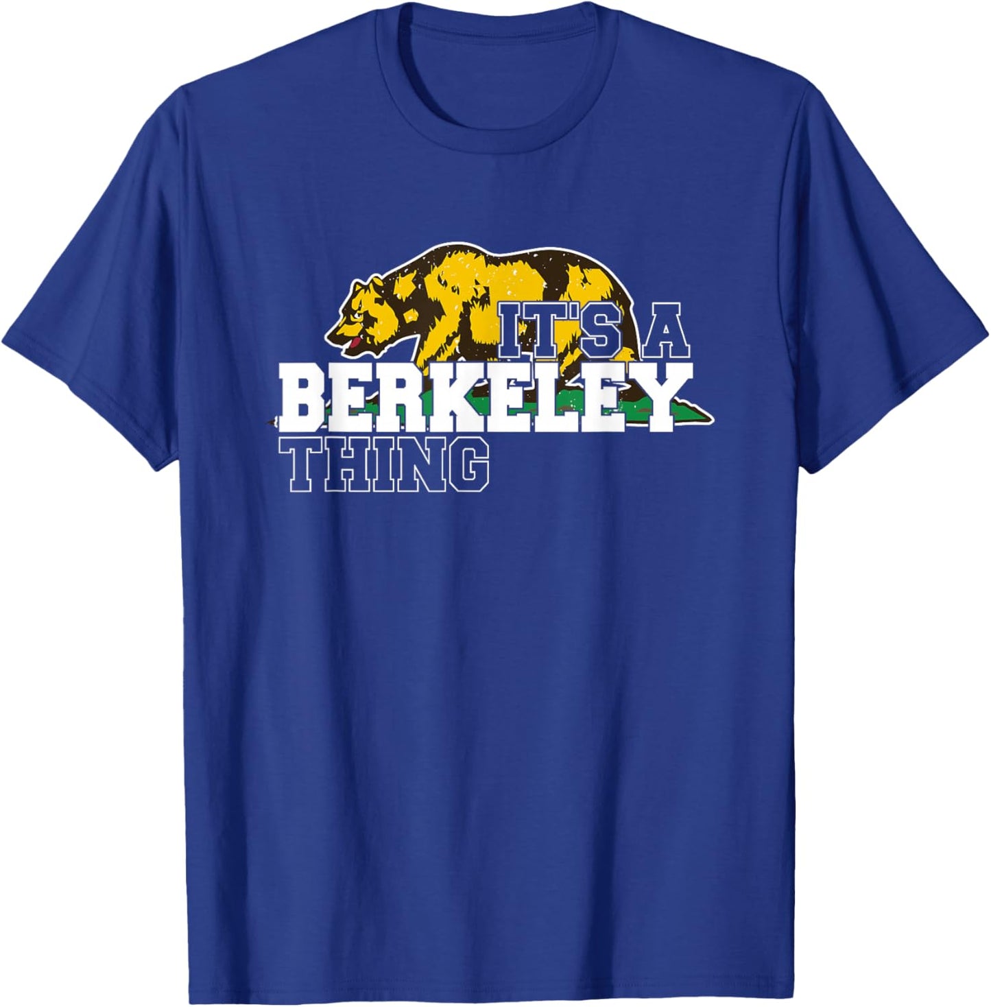 Berkeley California CA T-Shirt - T-Shirt | Royal