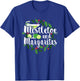 Christmas Shirts Mistletoe and Margaritas Alcohol Gifts T-Shirt - T-Shirt | Royal