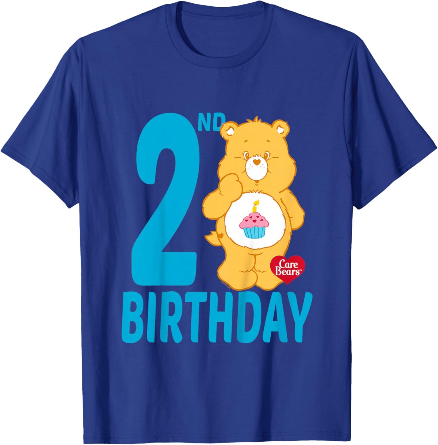 Care Bears Birthday Bear Celebrates A 2nd Birthday T-Shirt - T-Shirt | Royal