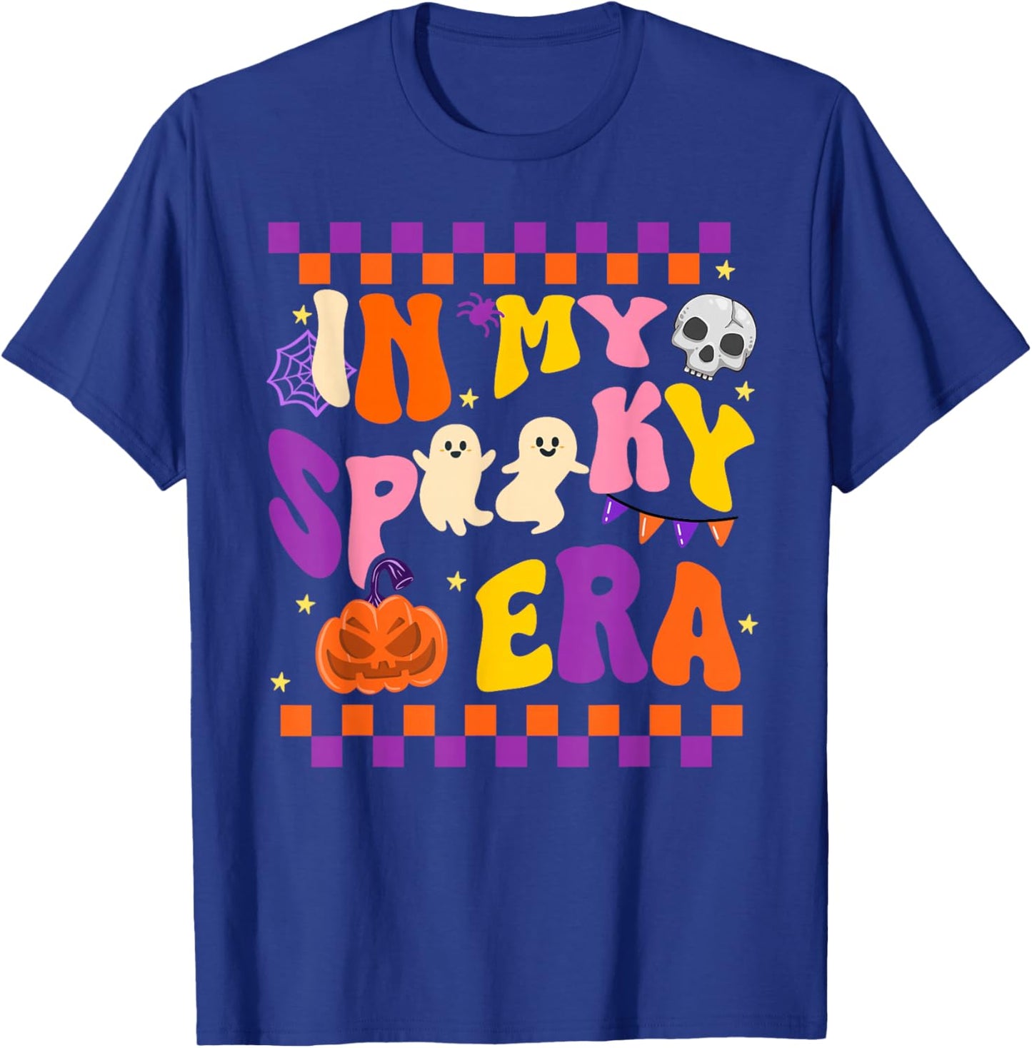 In My Spooky Era Cute Ghost Funny Halloween T-Shirt - T-Shirt | Royal