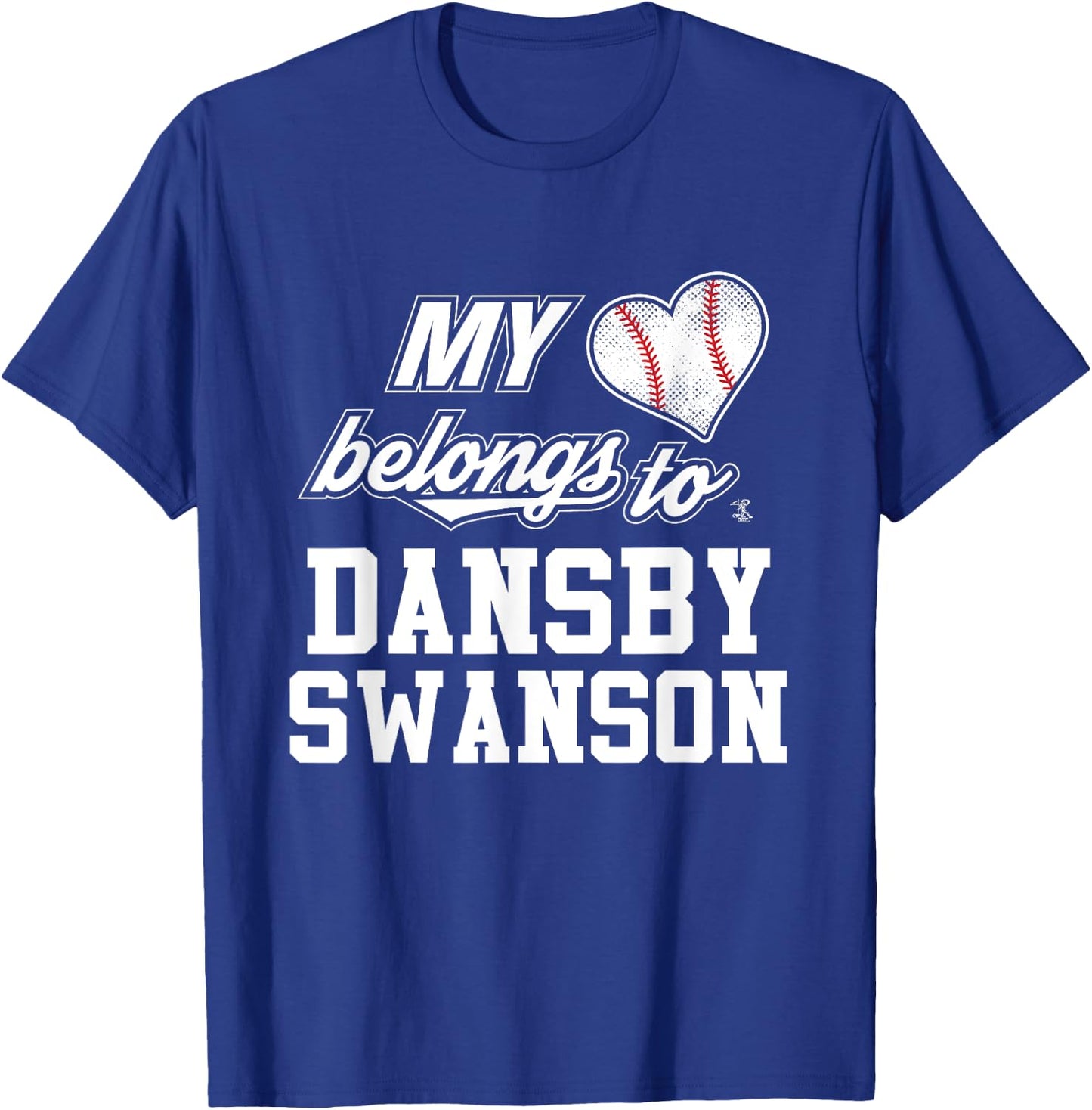 Dansby Swanson Gameday T-Shirt - T-Shirt | Royal
