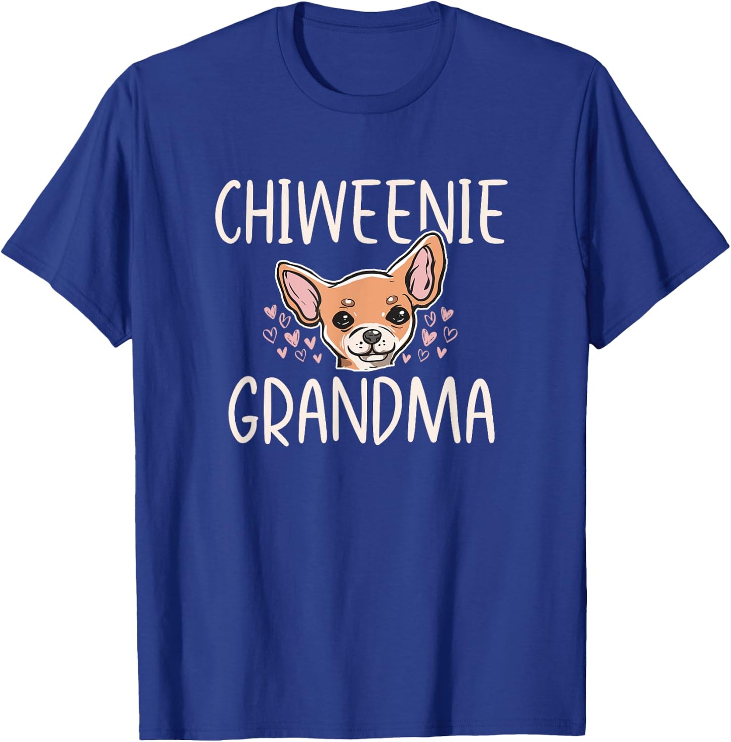 Chiweenie Mom Grandma Funny Cute Dog Owner Love Lover Men Women T-Shirt - T-Shirt | Royal
