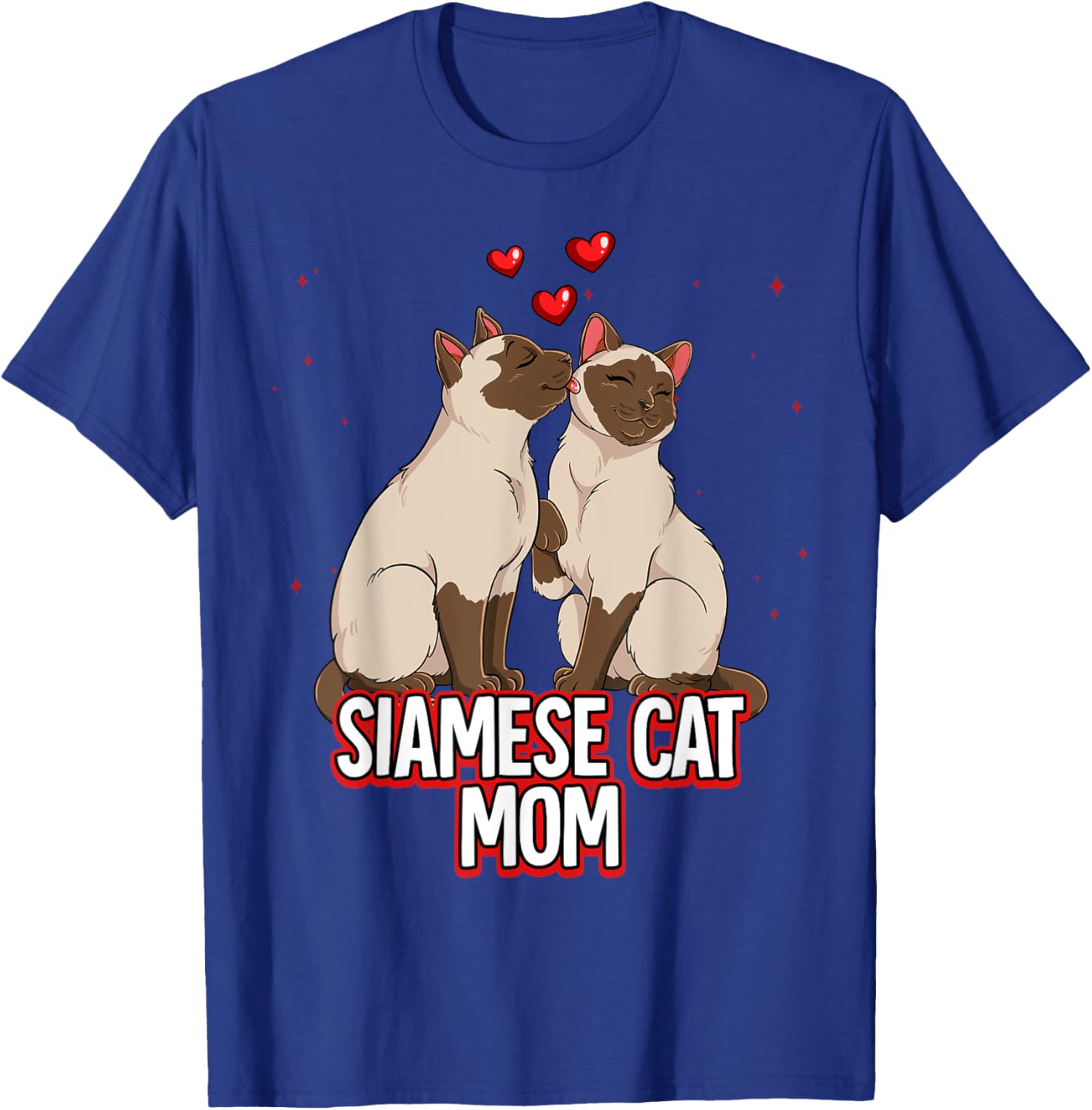 Siamese Cat Mom T-Shirt - T-Shirt | Royal