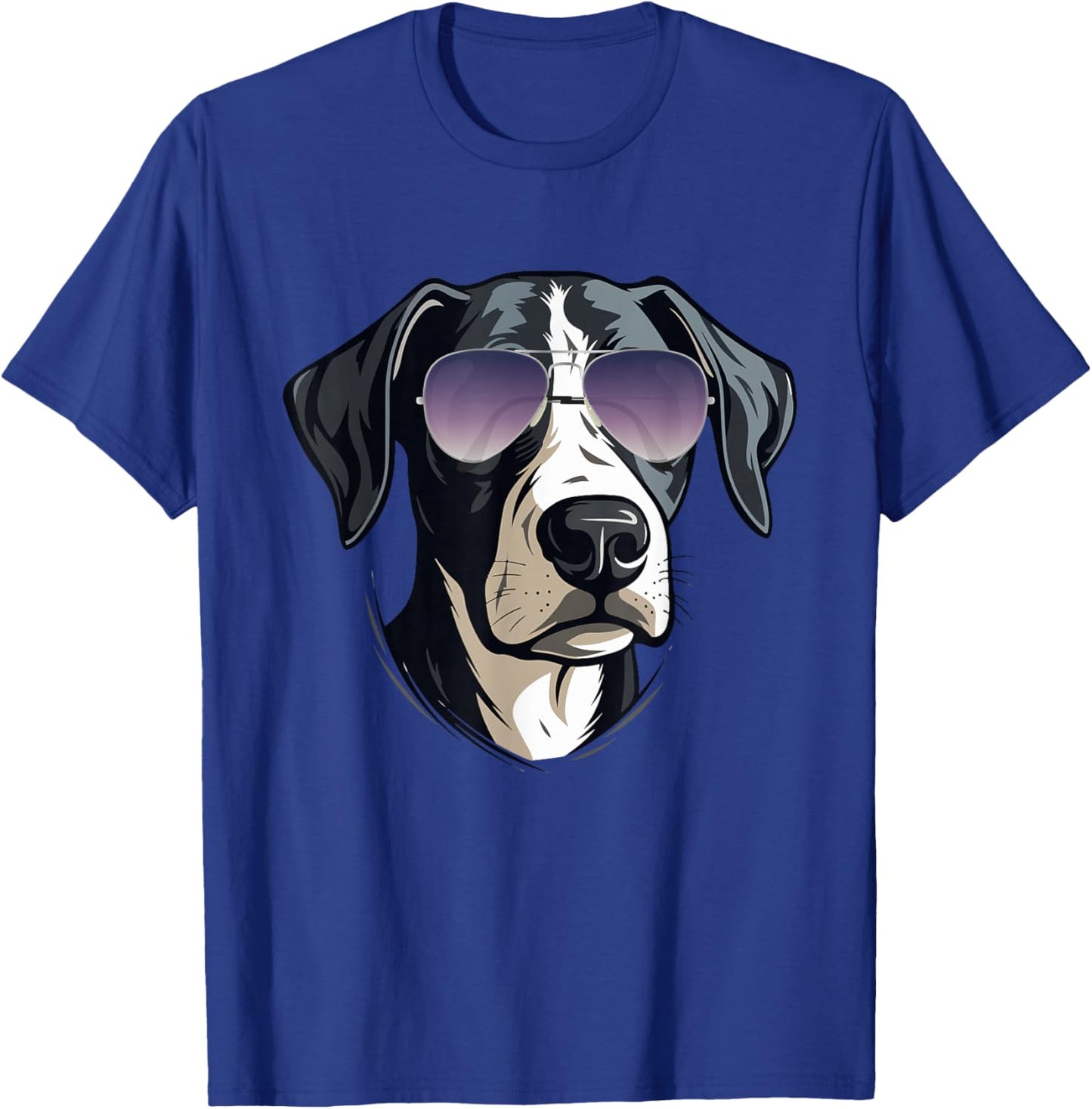 Gifts For Dog Lovers Graphic Cool Dog With Sunglasses T-Shirt - T-Shirt | Royal