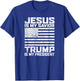 "Jesus is my Savior - Trump is my President" vintage white T-Shirt - T-Shirt | Royal