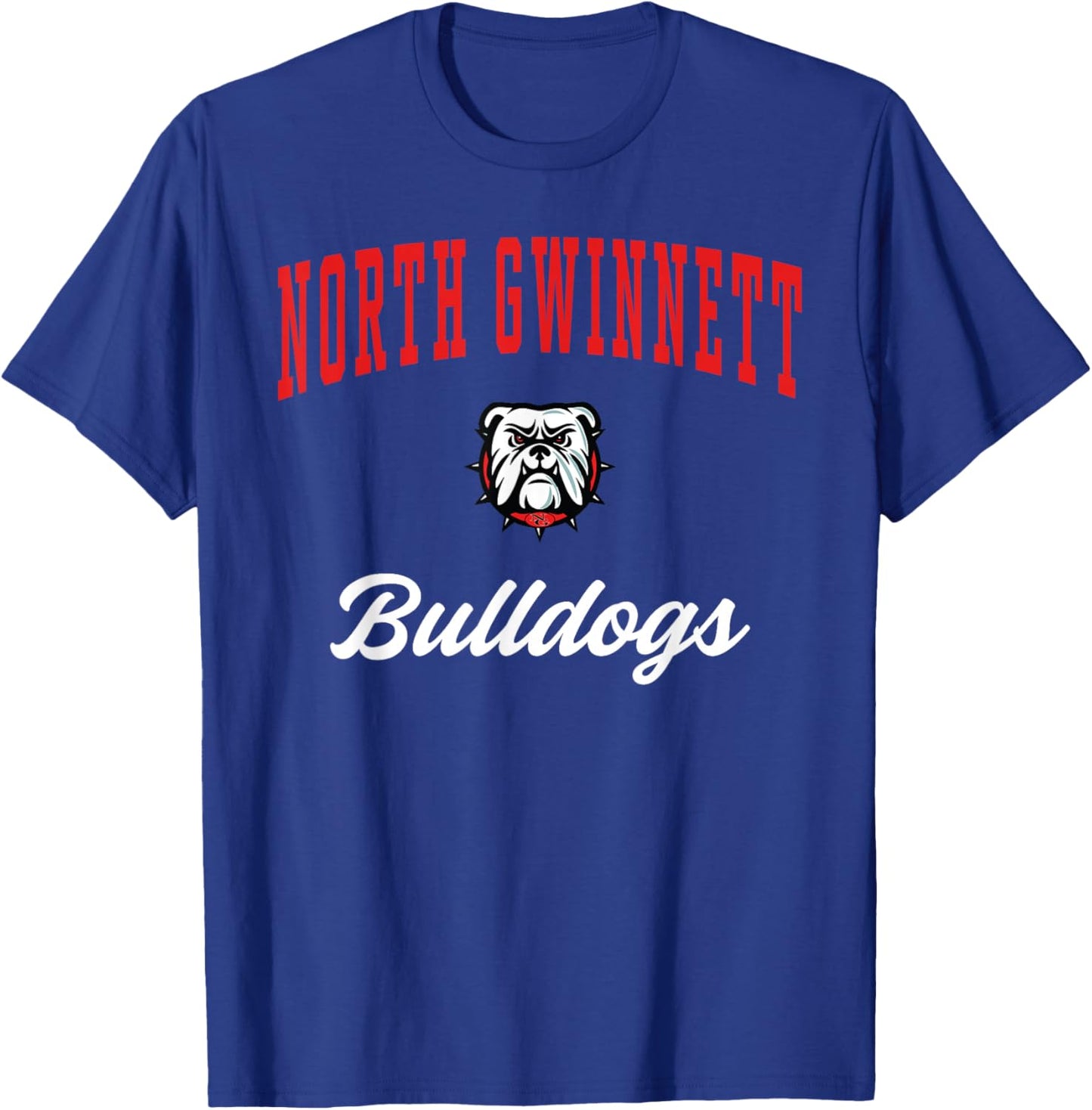 North Gwinnett High School Bulldogs T-Shirt - T-Shirt | Royal