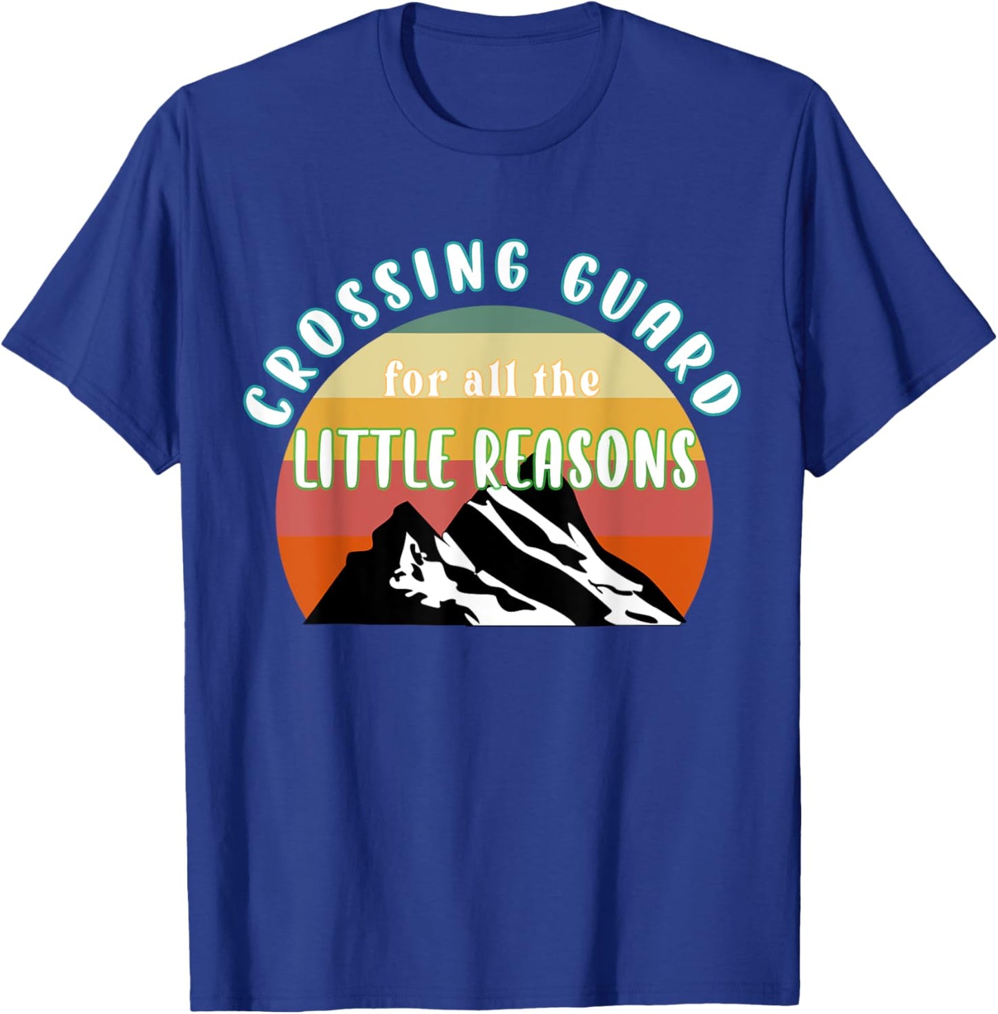 School Crossing Guard Appreciation Crosswalk Attendant Gift T-Shirt - T-Shirt | Royal
