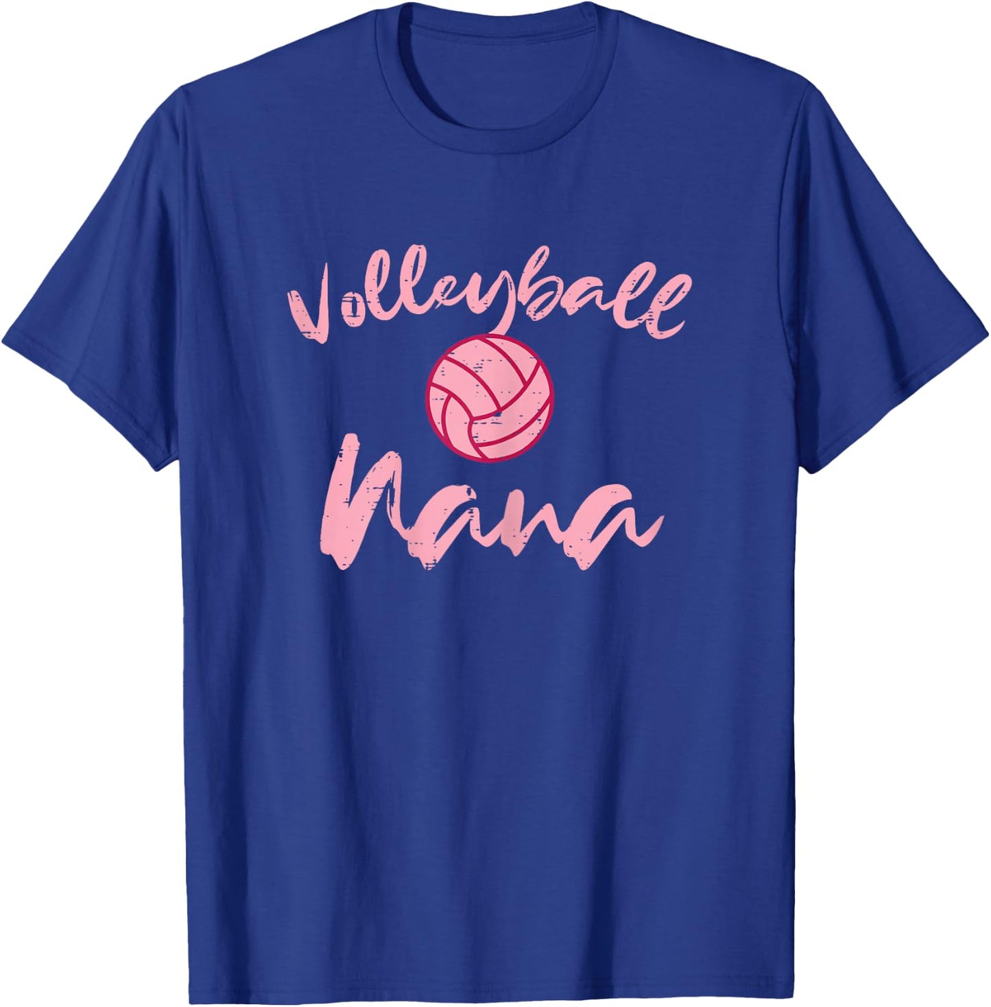 Volleyball Nana Cute Mom Grandmother Sports Grandma Women T-Shirt - T-Shirt | Royal