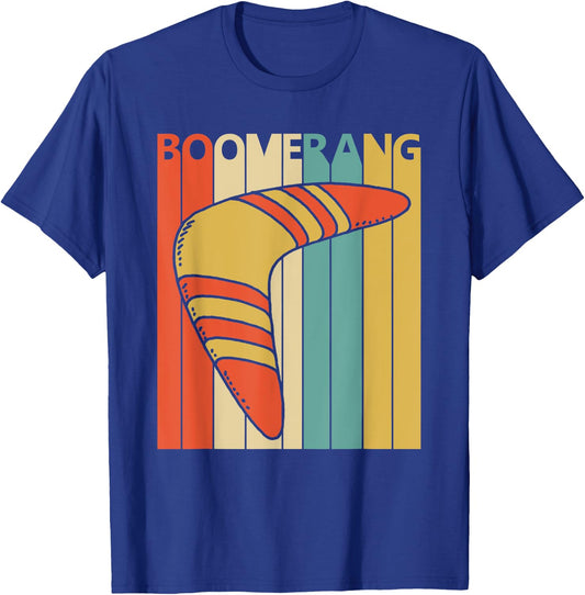 Vintage Boomerang T-Shirt - T-Shirt | Royal