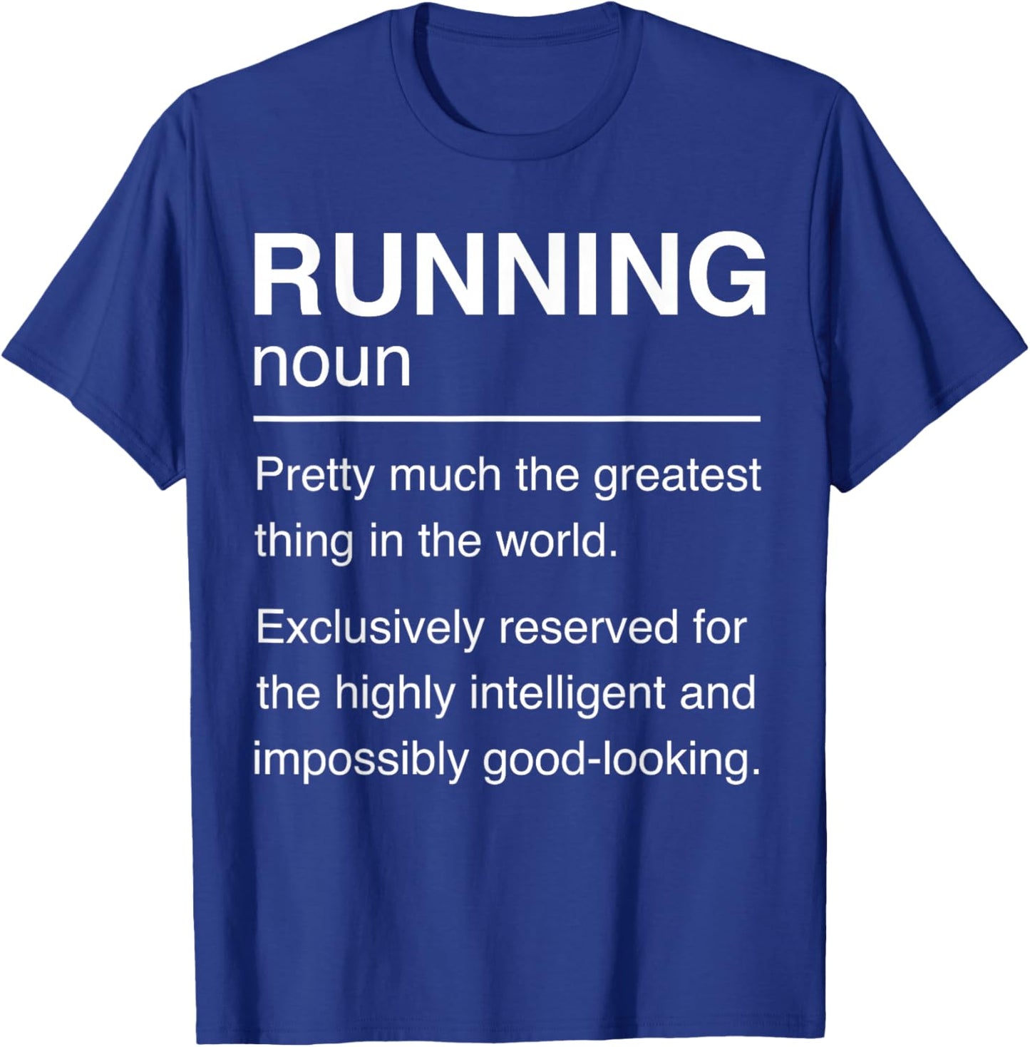 Running Definition Runner Cross Country Trail Mountain Run T-Shirt - T-Shirt | Royal