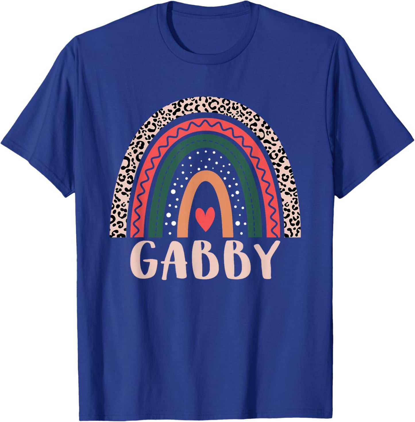 Gabby Rainbow Grandma Grandmother Women Mothers Day Gabby T-Shirt - T-Shirt | Royal