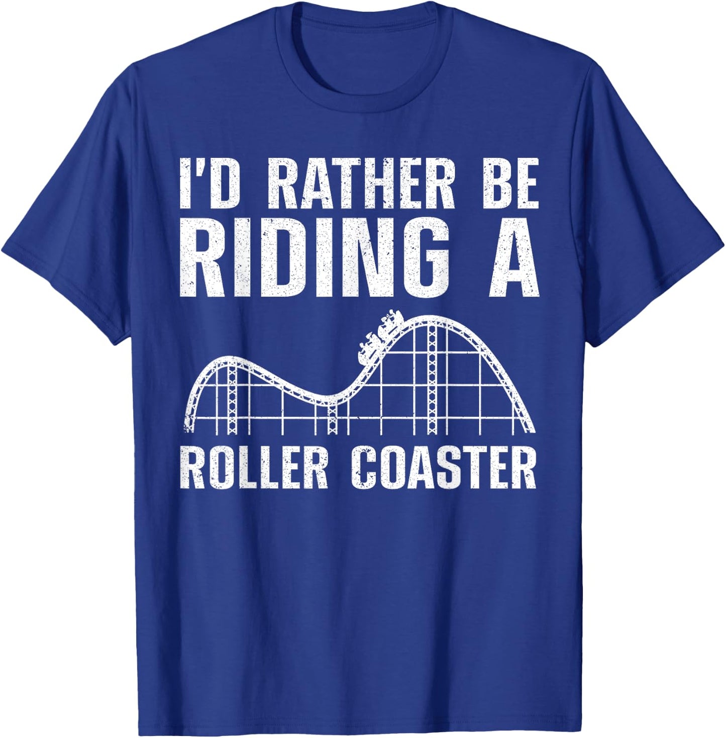 Funny Roller Coaster Women Kids Roller Coaster Lover T-Shirt - T-Shirt | Royal