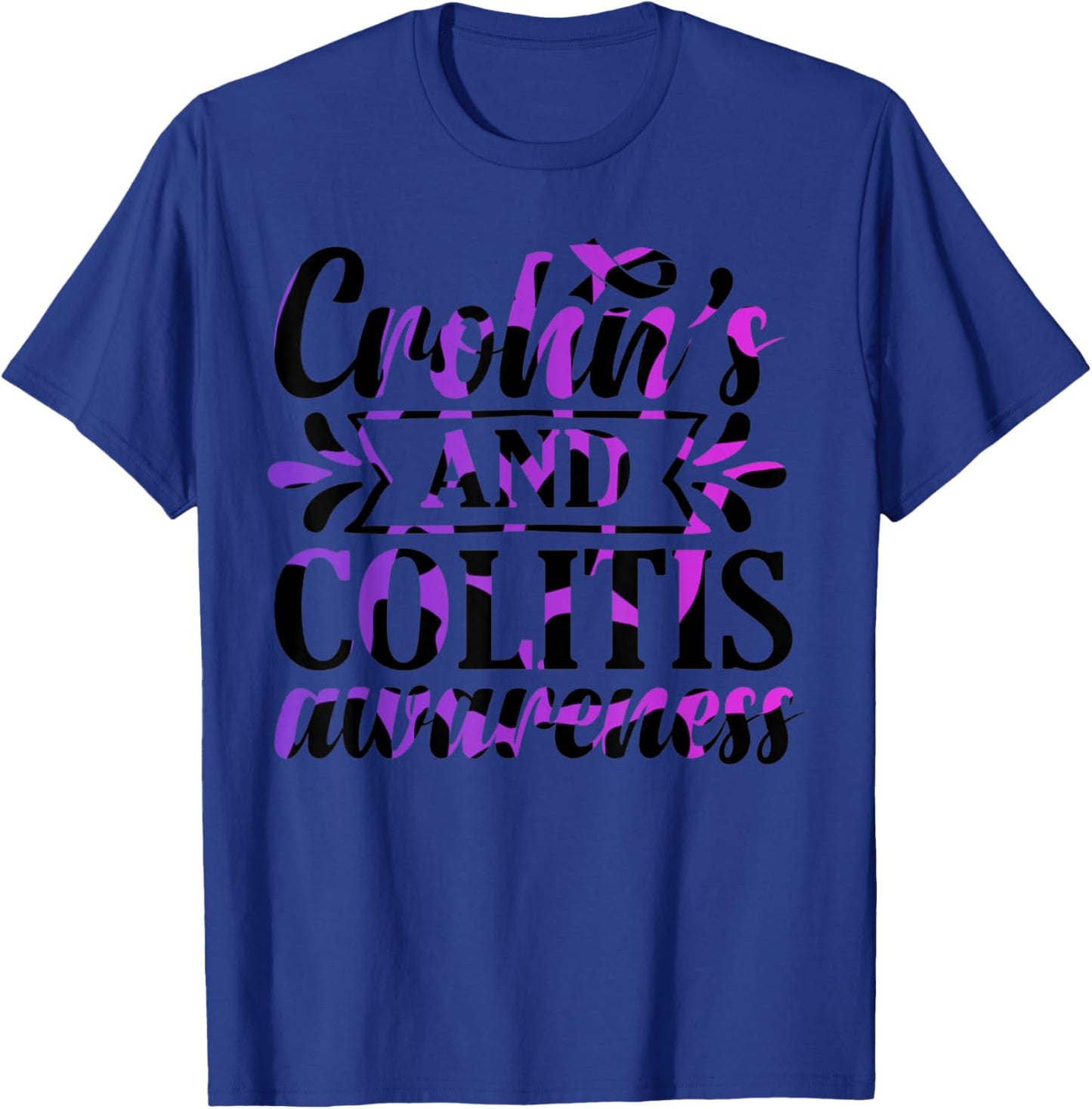 Crohn's and Colitis Awareness T-Shirt - T-Shirt | Royal