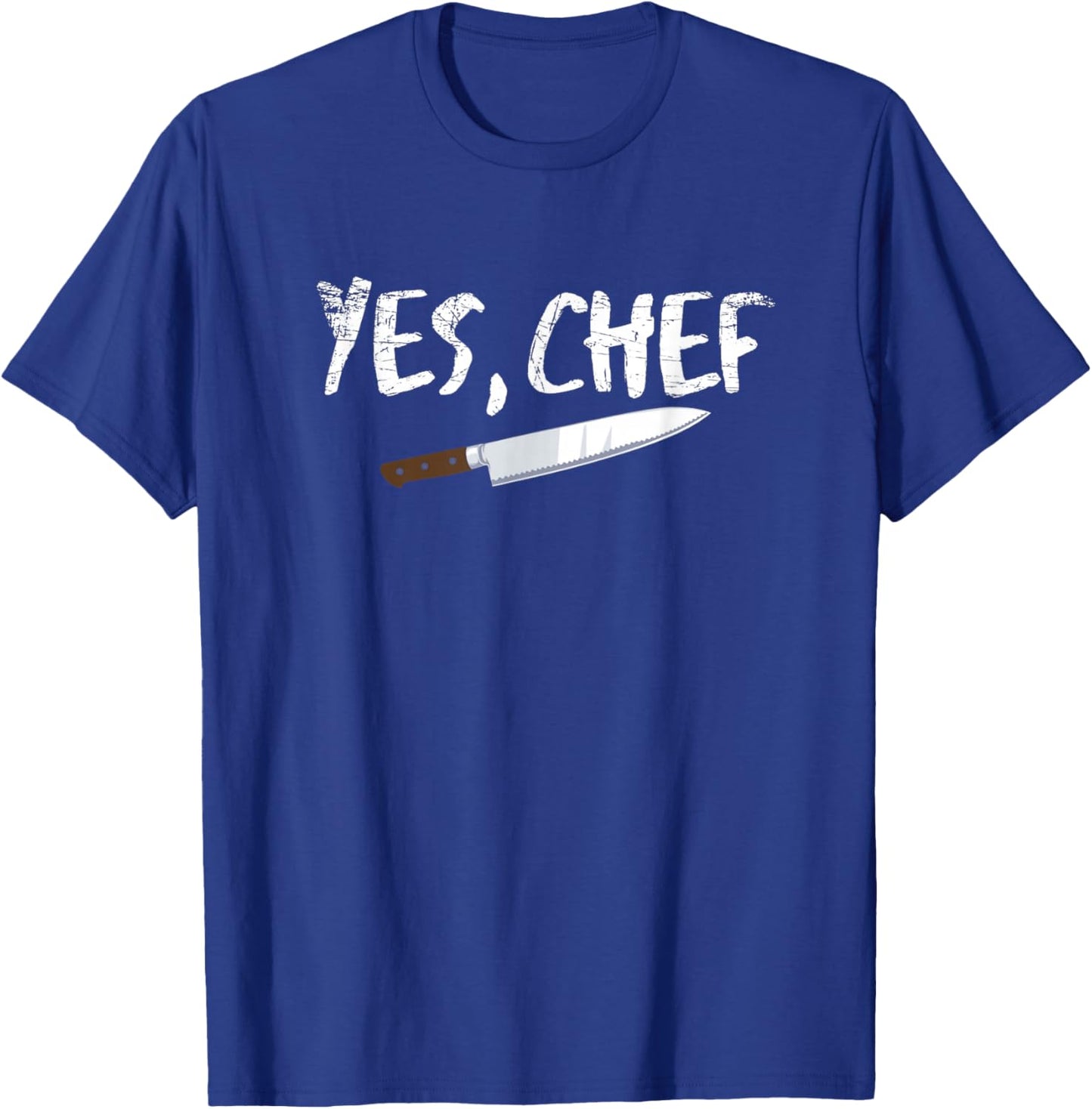 Yes Chef Funny Restaurant Kitchen Cooking T-Shirt - T-Shirt | Royal