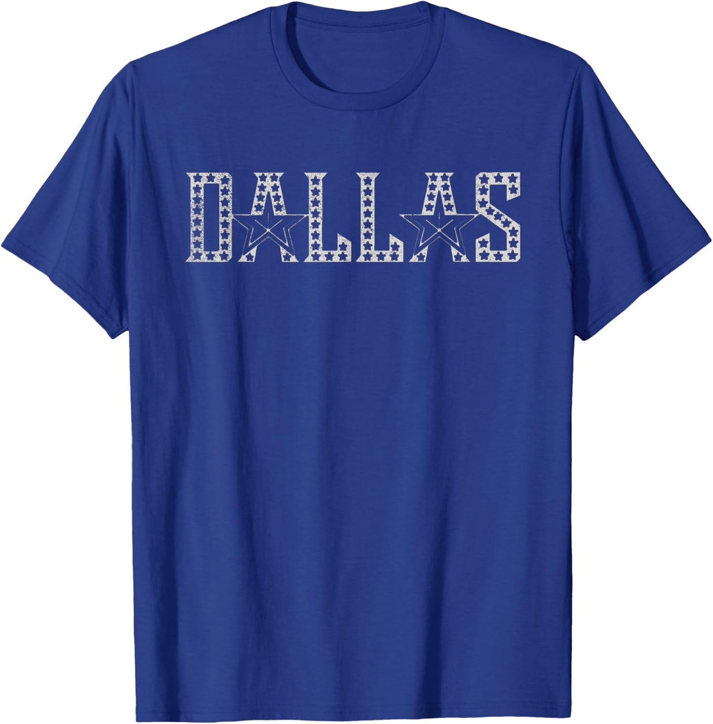 Dallas Vintage Retro T-Shirt - T-Shirt | Royal