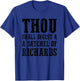 Thou Shall Ingest A Satchel Of Richards Eat A Bag Of Dicks T-Shirt - T-Shirt | Royal