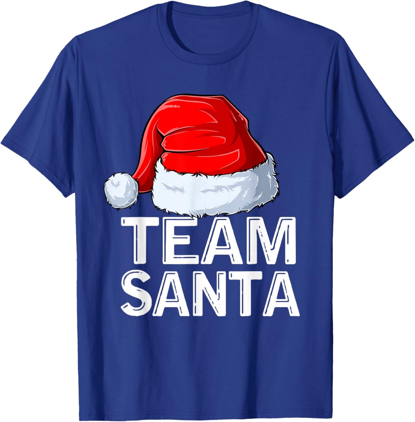 Team Santa Christmas Squad Family Matching Pajamas T-Shirt - T-Shirt | Royal