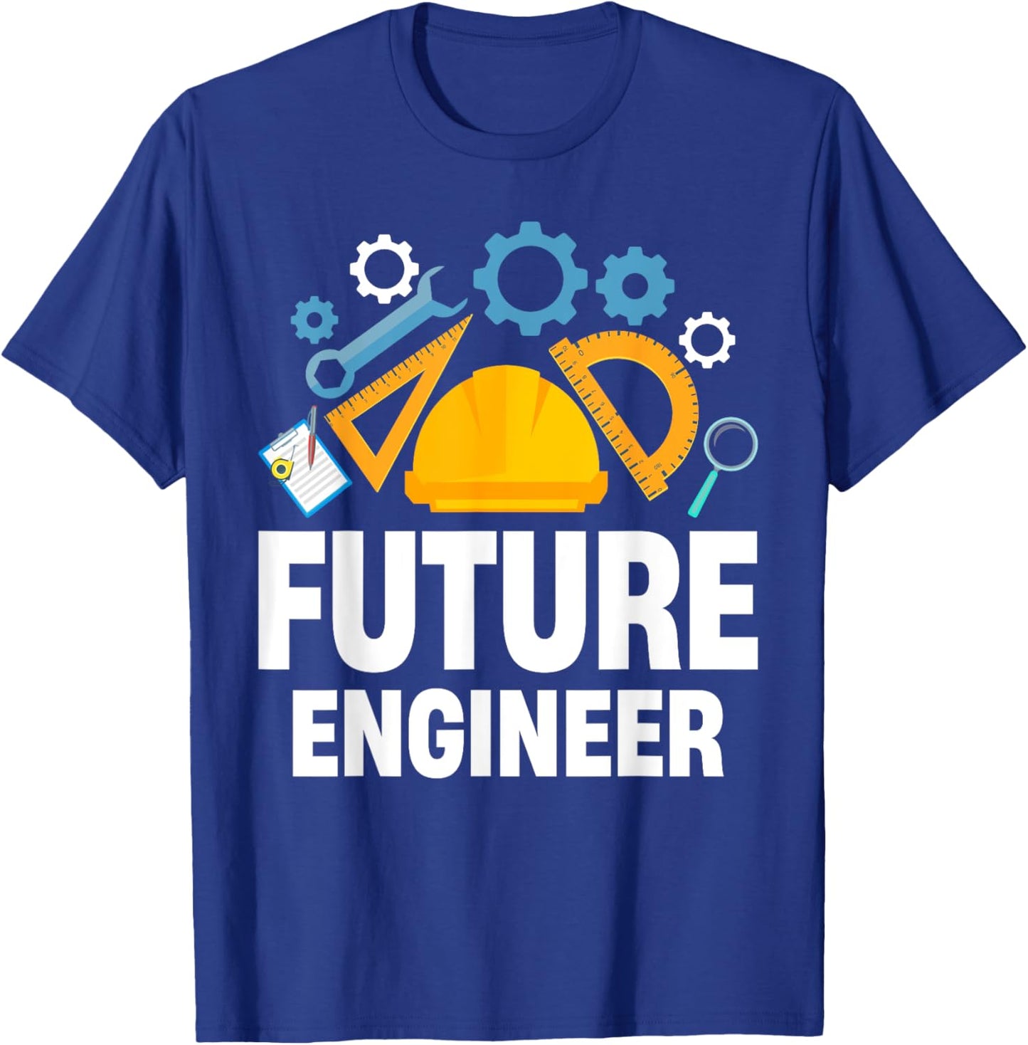 Engineering Student Kids Funny Future Engineer T-Shirt - T-Shirt | Royal