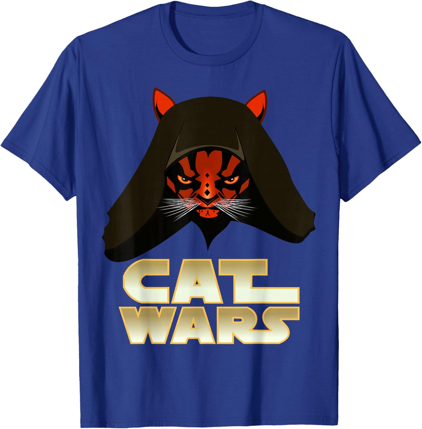 Cat Wars - Funny Cat T-Shirt - T-Shirt | Royal