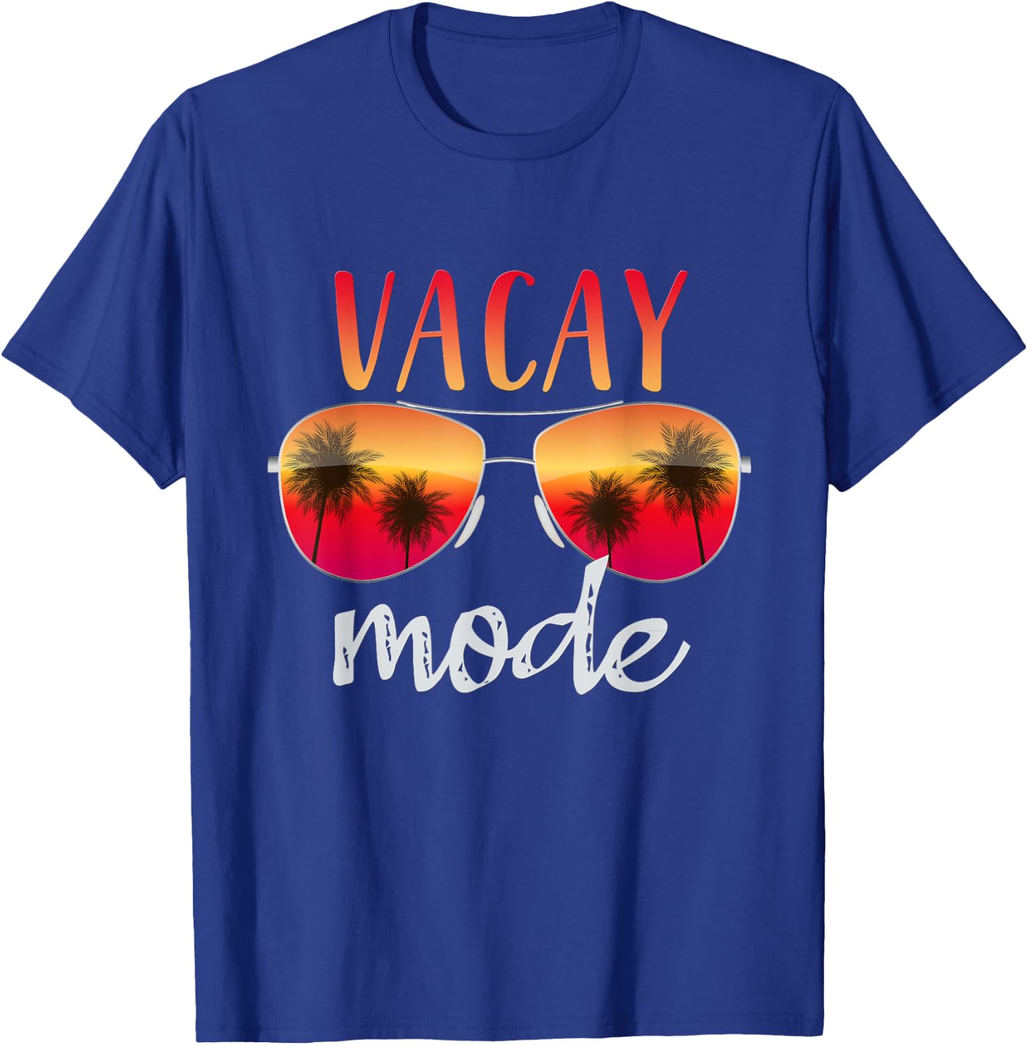 Vacay Mode Cute Vacation Summer Cruise Getaway T-Shirt - T-Shirt | Royal