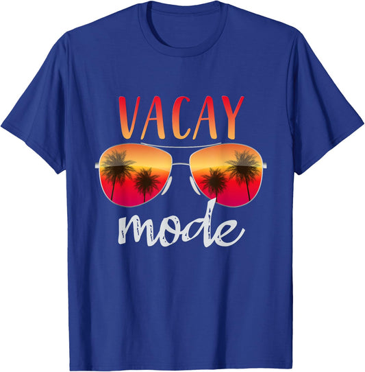 Vacay Mode Cute Vacation Summer Cruise Getaway T-Shirt - T-Shirt | Royal