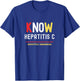 Know No Hepatitis C Disease Awareness T-Shirt - T-Shirt | Royal