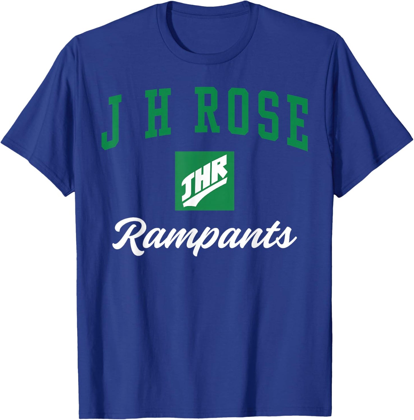 J H Rose High School Rampants C3 T-Shirt - T-Shirt | Royal
