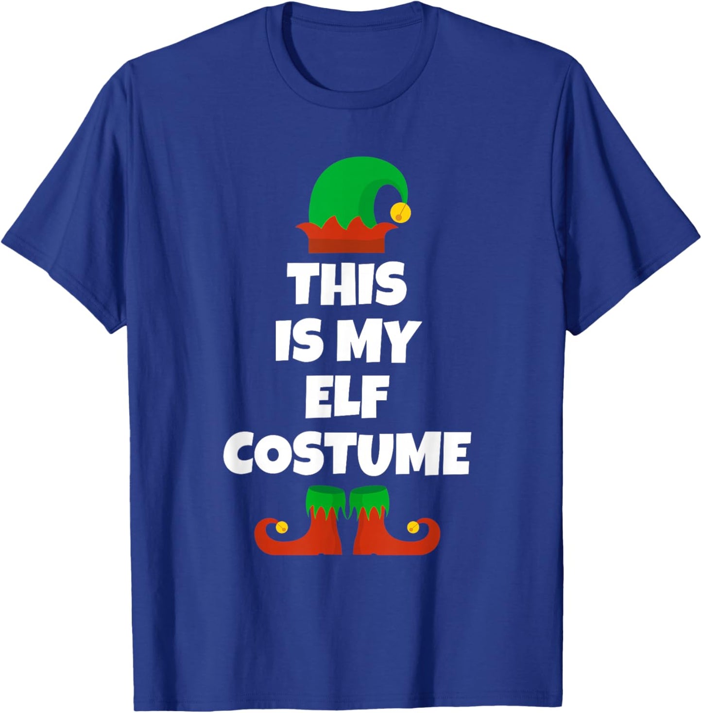 This Is My Elf Costume Halloween Lazy Easy Last Minute T-Shirt - T-Shirt | Royal