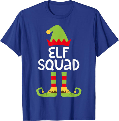 Elf Squad Shirt Matching Kids Boy Girl Christmas Elf Pajamas