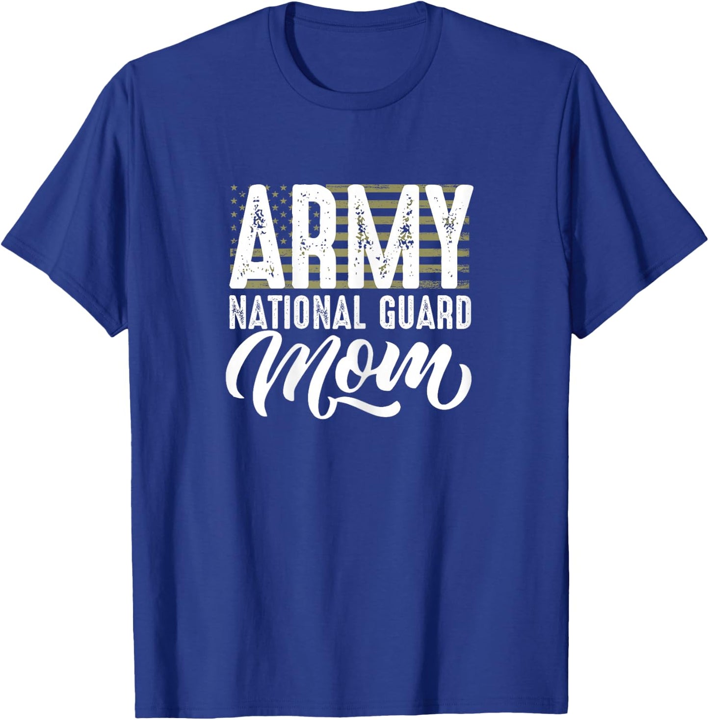 Army National Guard mom of Hero Military T-Shirt - T-Shirt | Royal