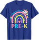 Pre-K First Day to School Team Pre K Unicorn Girl Kids T-Shirt - T-Shirt | Royal