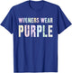 Vintage WINNERS WEAR PURPLE Summer Camp Go Team War Game T-Shirt - T-Shirt | Royal