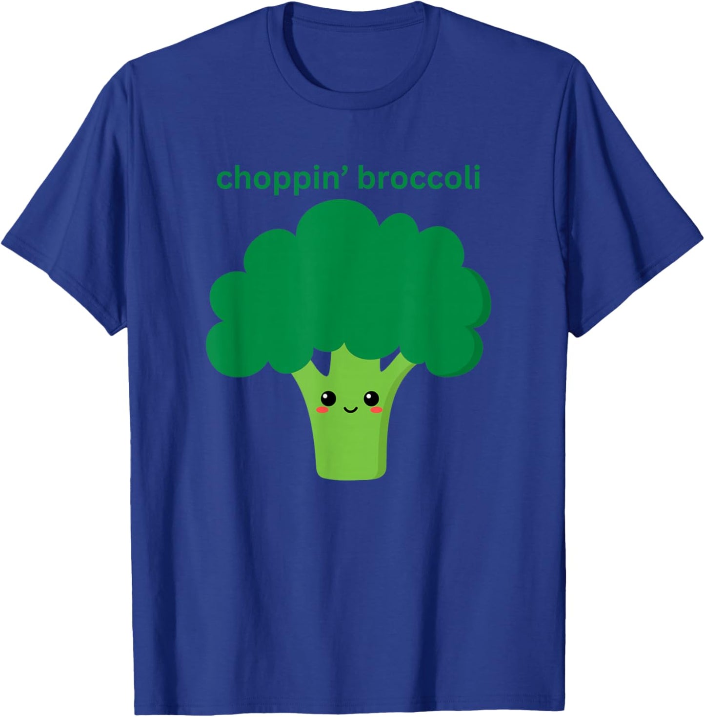 Chopping Broccoli Lover T-Shirt - T-Shirt | Royal