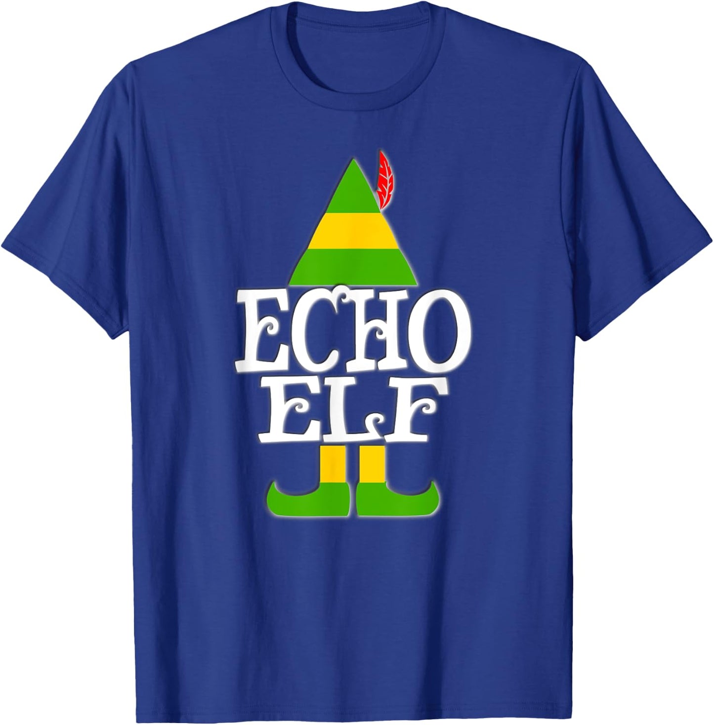 Echo Elf RDCS Cardiac Ultrasound Tech Christmas Sonographer T-Shirt - T-Shirt | Royal