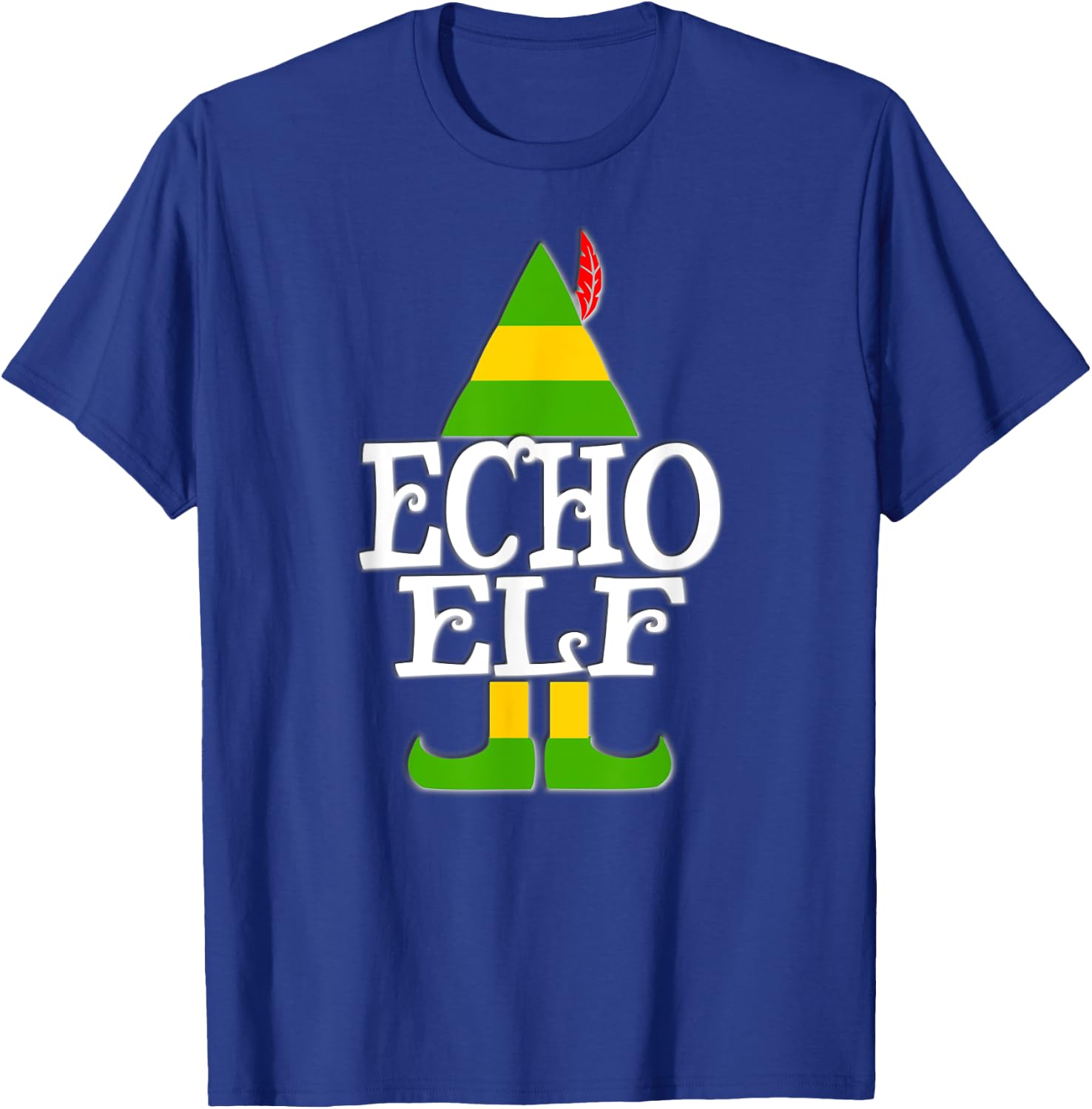 Echo Elf RDCS Cardiac Ultrasound Tech Christmas Sonographer T-Shirt - T-Shirt | Royal