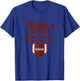 Football Girlfriend Dibs On The Quarterback Heart T-Shirt - T-Shirt | Royal