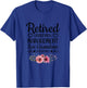 Retired Under New Management Grandson Funny Grandma Grandpa T-Shirt - T-Shirt | Royal