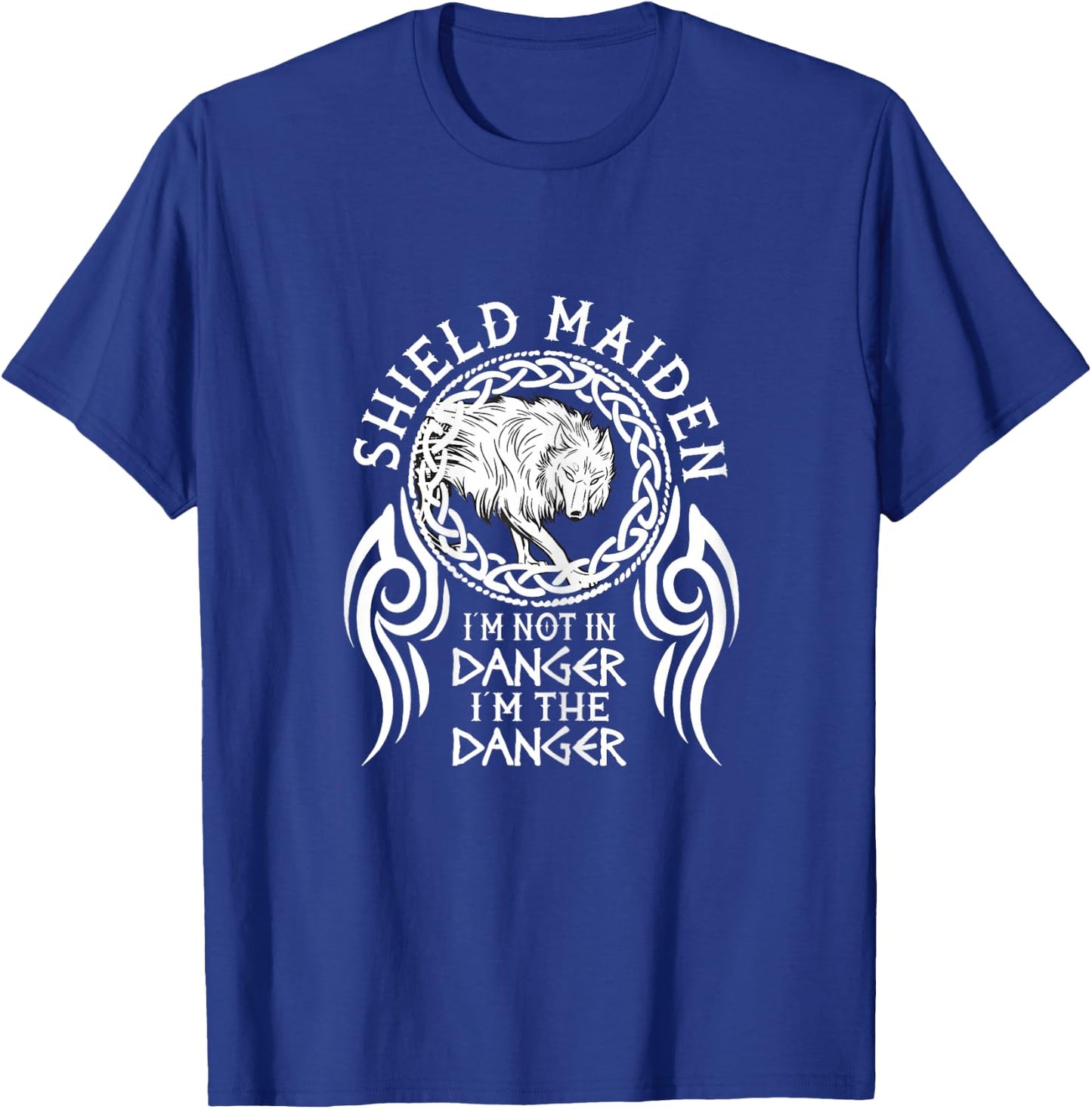 vikings viking fenrir shieldmaiden Lagertha shield maiden T-Shirt - T-Shirt | Royal