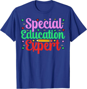 SPED Special Education Teacher - Special Education Expert T-Shirt - T-Shirt | Royal