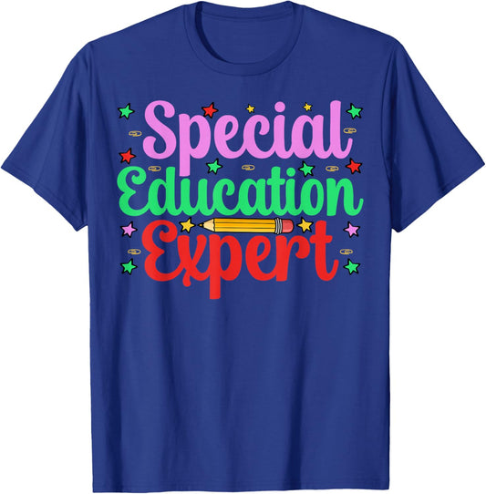 SPED Special Education Teacher - Special Education Expert T-Shirt - T-Shirt | Royal