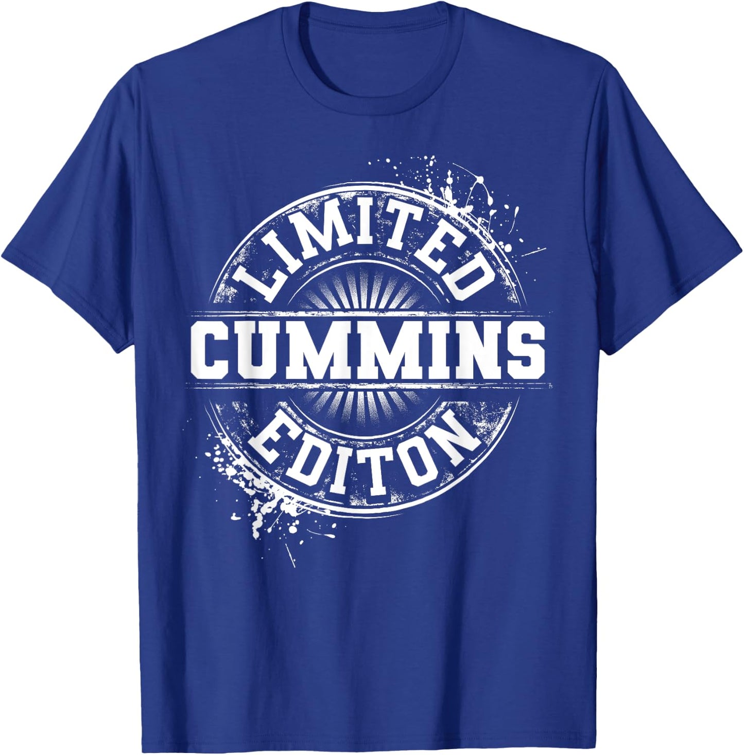 CUMMINS Funny Surname Family Tree Birthday Reunion Gift T-Shirt - T-Shirt | Royal