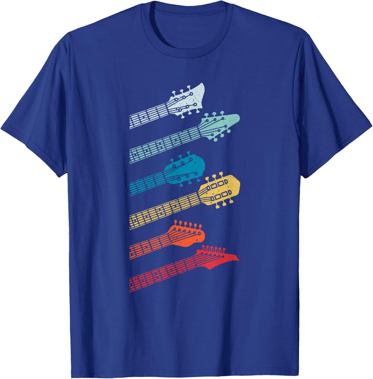 Vintage Guitar Gift Women Music Band Guitarist Stuff T-Shirt - T-Shirt | Royal