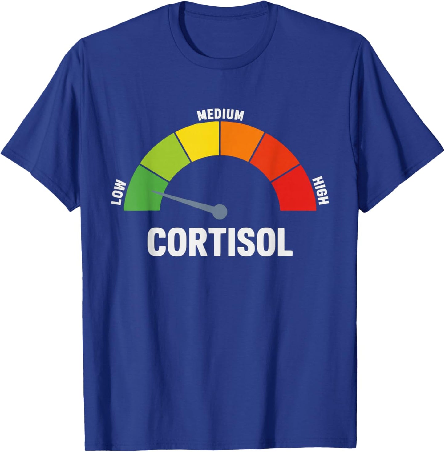 Niedriger Cortisolspiegel Meme T-Shirt - T-Shirt | Royal