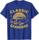 Granddad Vintage Retro Classic Funny Car Lover Enthusiast T-Shirt - T-Shirt | Royal