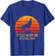 Retro Sun Yellowstone National Park Wolf Vintage Yellowstone T-Shirt - T-Shirt | Royal