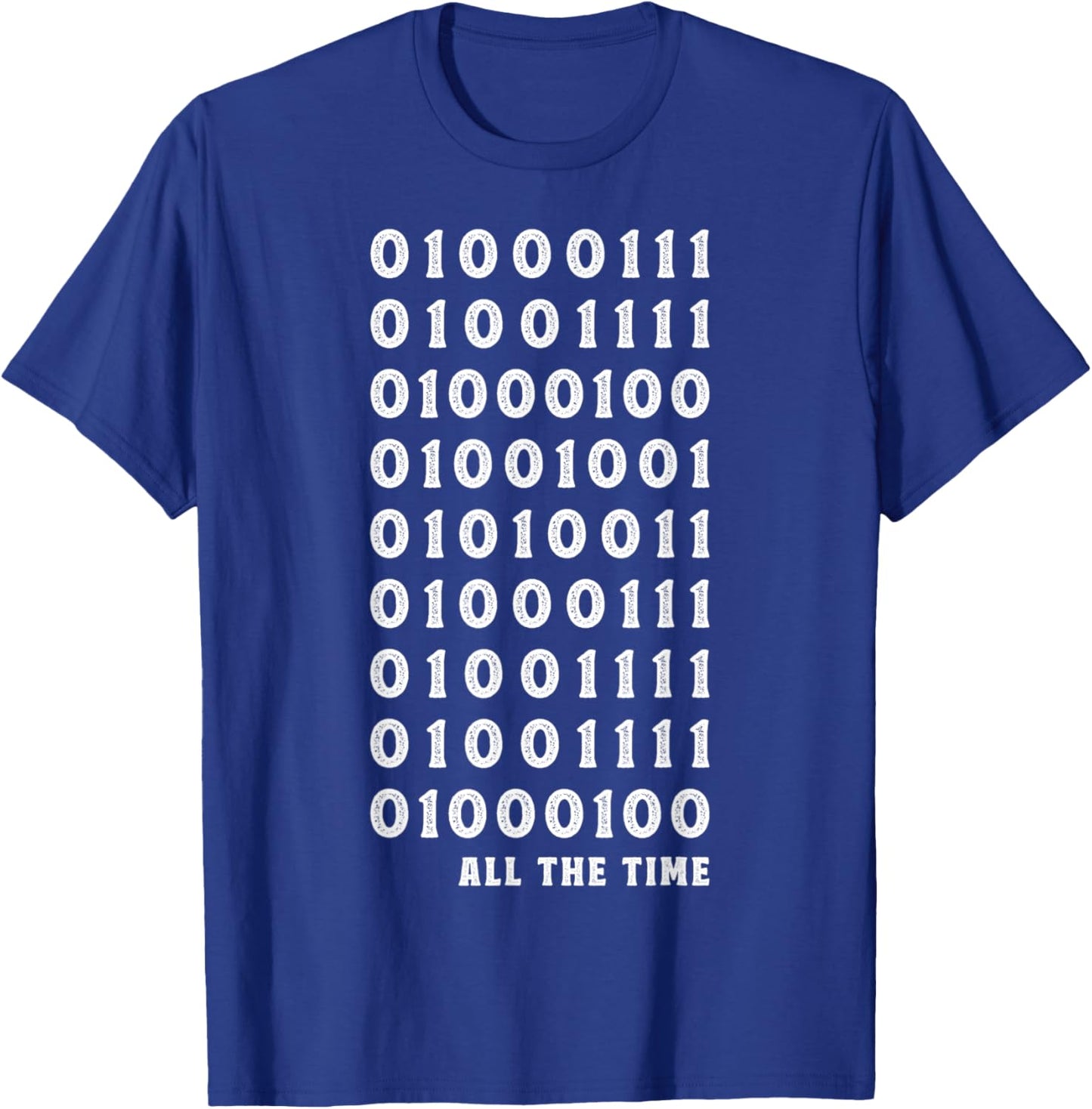 God Is Good Binary Code Christian Computer Programmer T-Shirt - T-Shirt | Royal