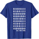 God Is Good Binary Code Christian Computer Programmer T-Shirt - T-Shirt | Royal