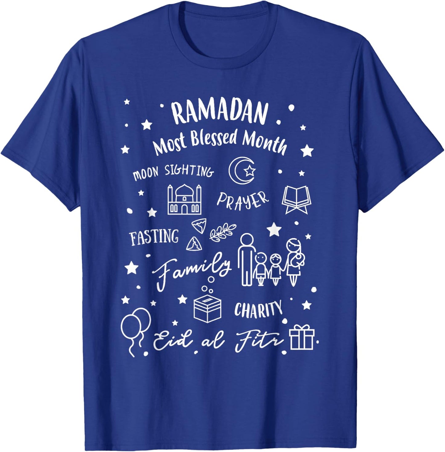 Ramadan Blessed Month Muslim Islamic Ramadhan Eid al Fitr T-Shirt - T-Shirt | Royal
